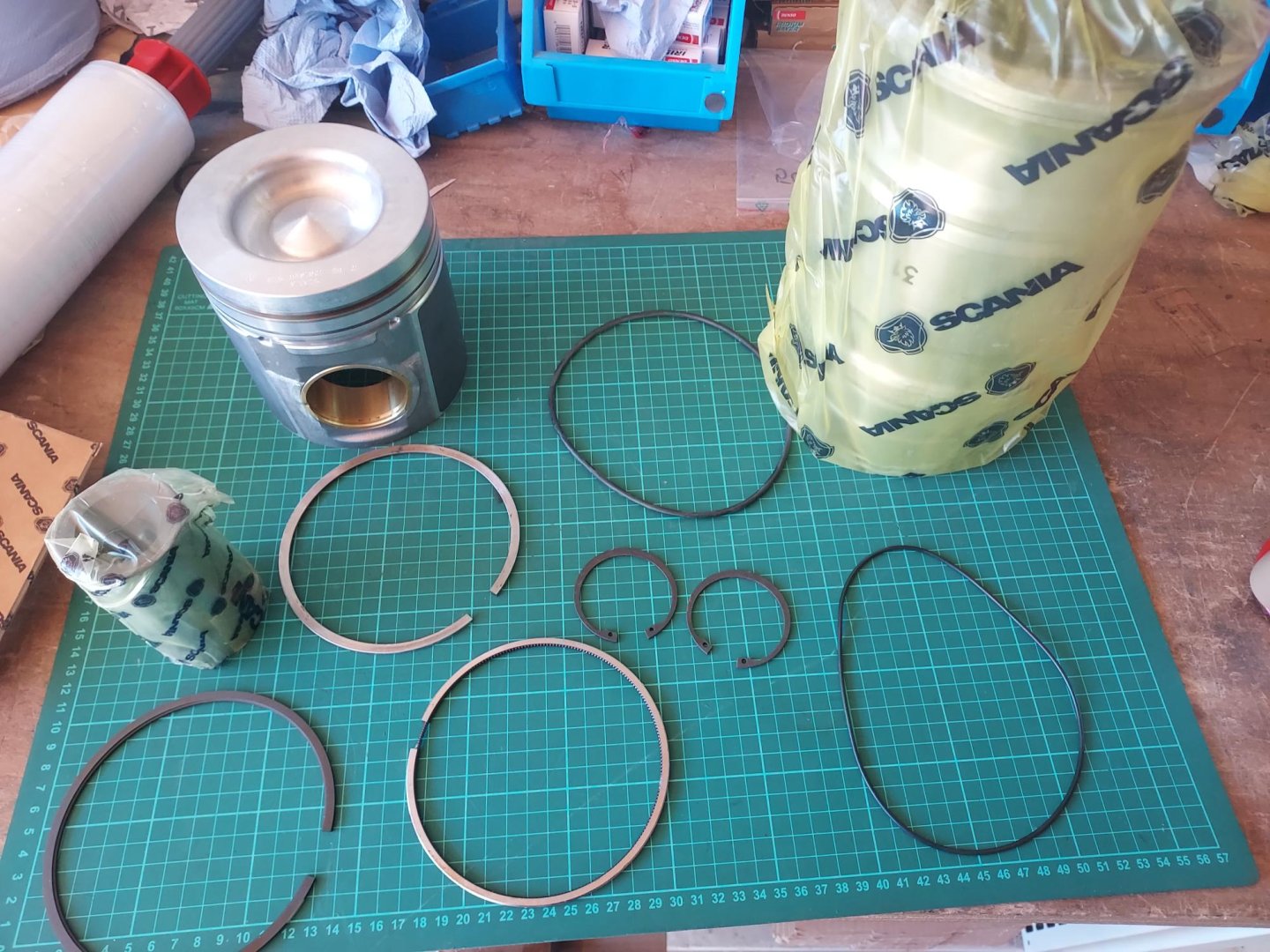 Kit de réparation chemise de cylindre, piston Scania DC09 jusqu’à moteur n°6324728