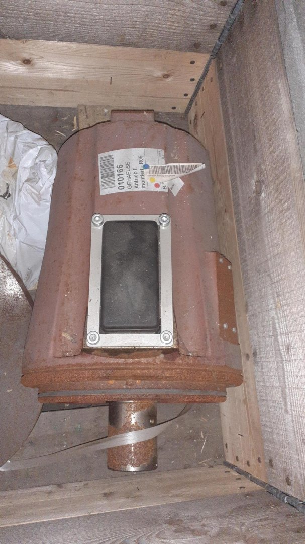 Boitier moteur électrique II monté - Tauchgigant Type II