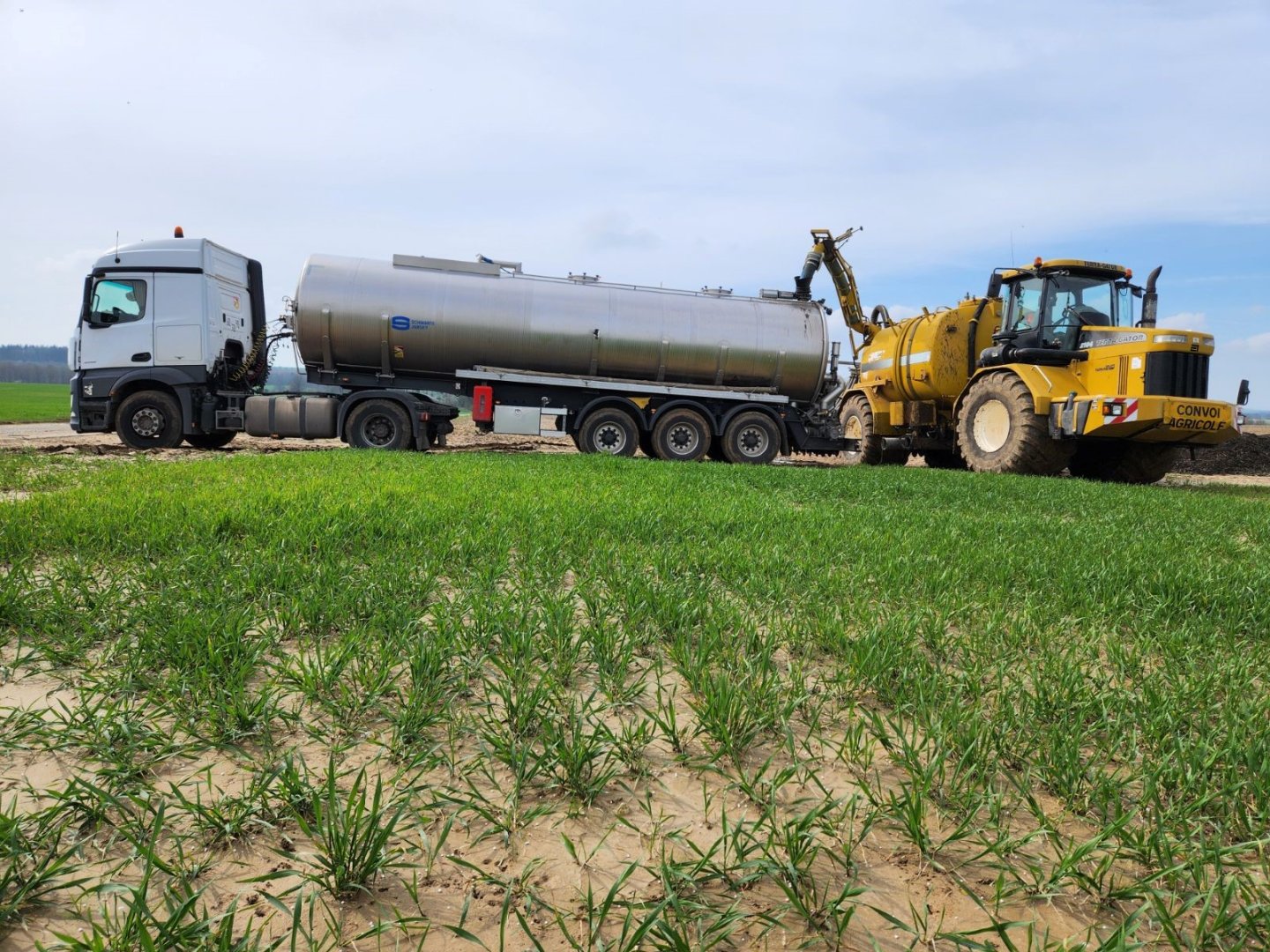 Transport et épandage digestat